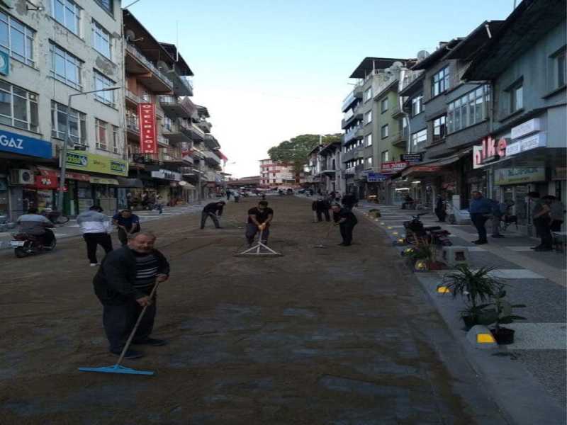 Simav Belediyesi Prestij Cadde Çalışmalarına Devam Ediyor